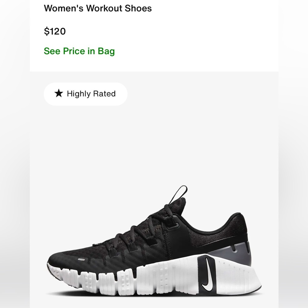 Black nike Metcons